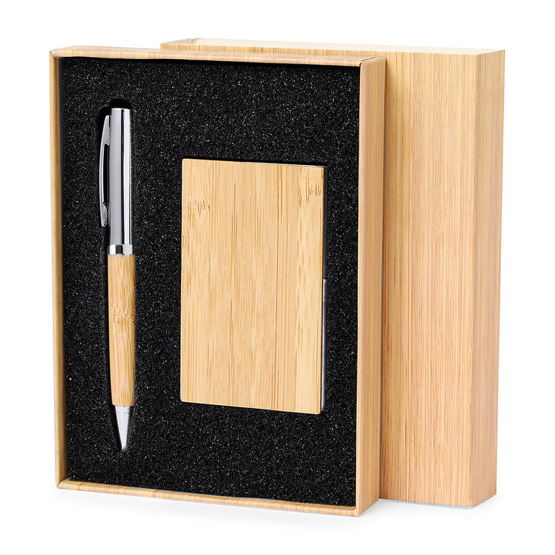 Jarviner Ball Pen and Card Holder Gift Set