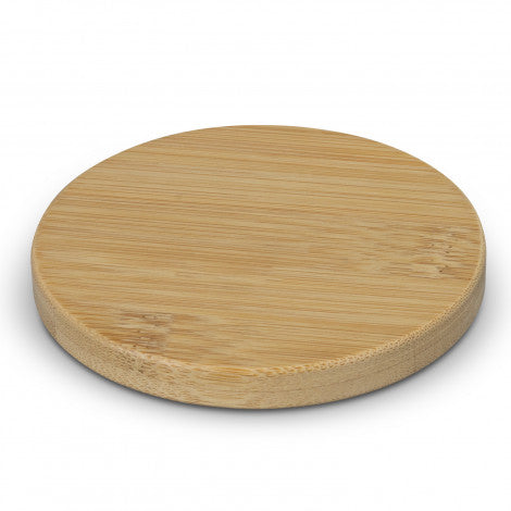 Bamboo Bottle Opener Coaster - Round