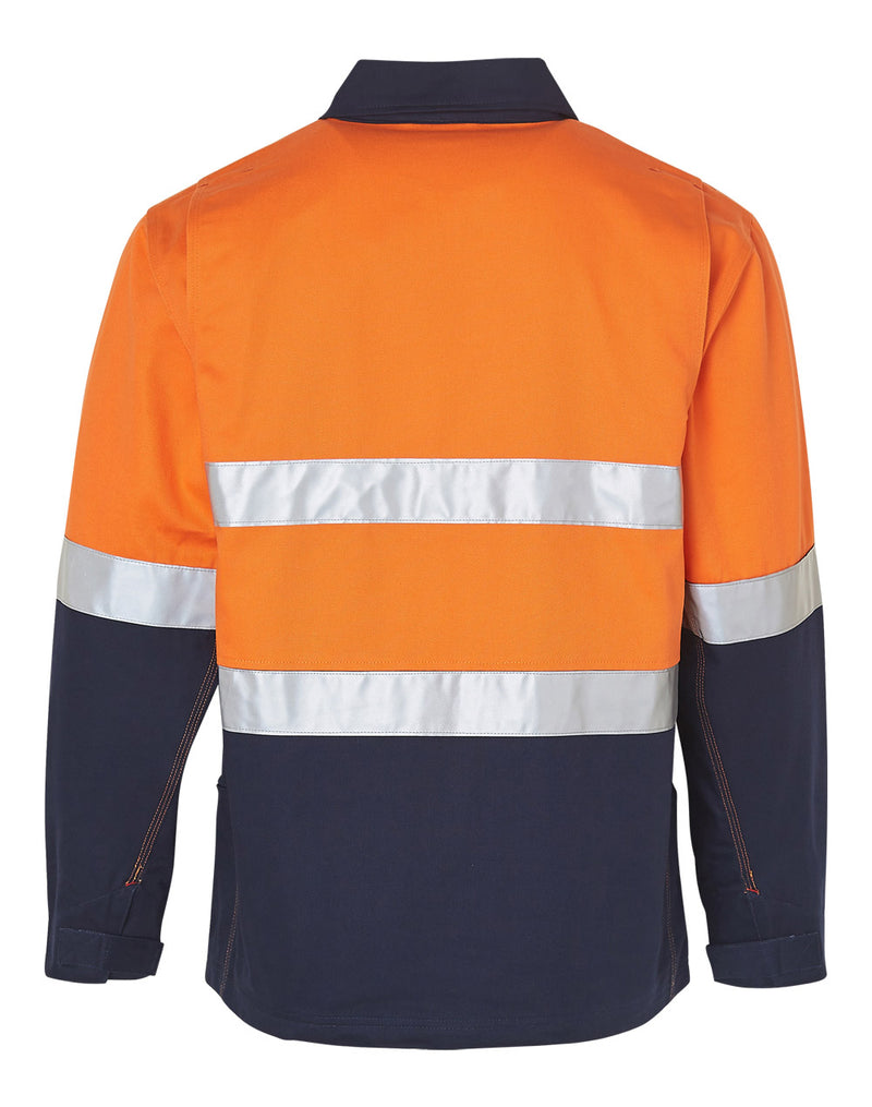 SW46 HI-VIS COTTON JACKET WITH 3M TAPES