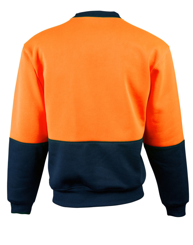 SW09 HI-VIS 2 TONE CREW NECK