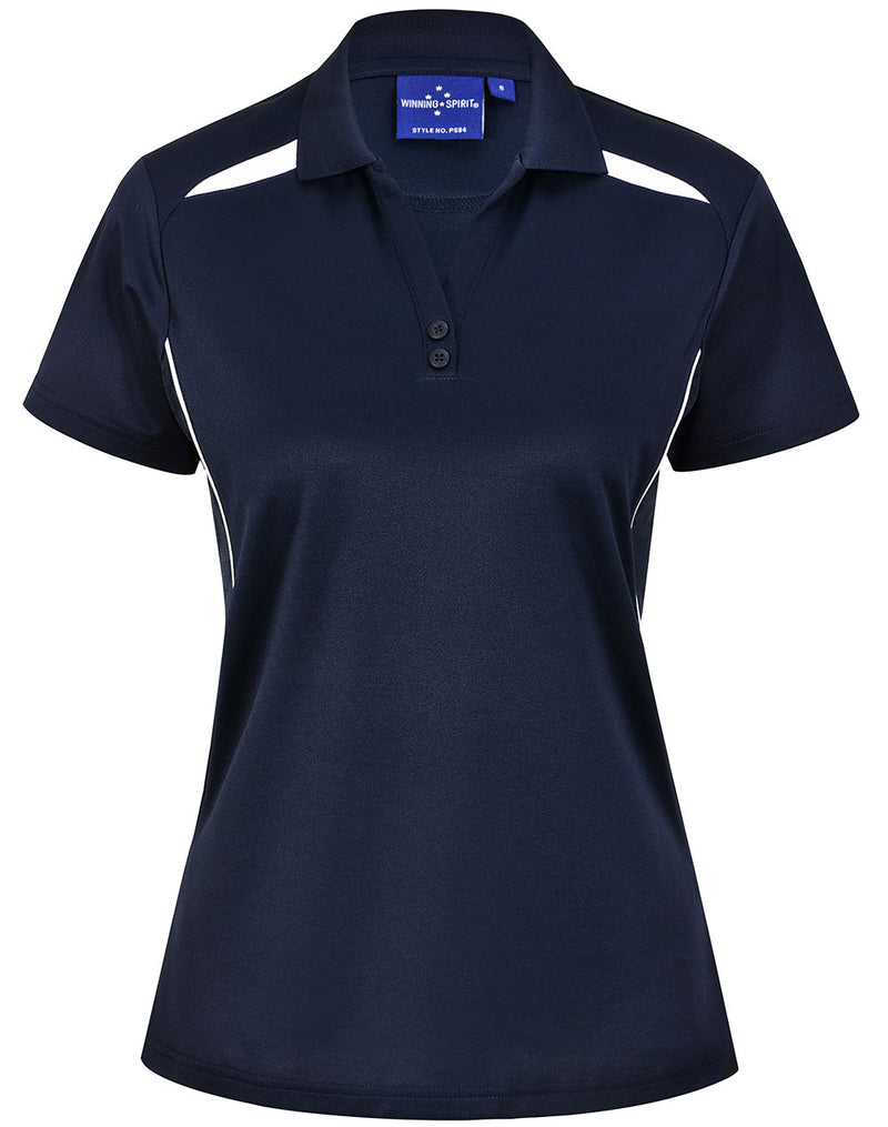 PS94 LADIES SUSTAINABLE POLY/COTTON CONTRAST SS POLO