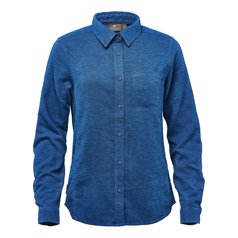 SXW-1W.Women's Dockyard Long Sleeve Twill Shirt