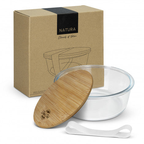 NATURA Iris Glass Food Container