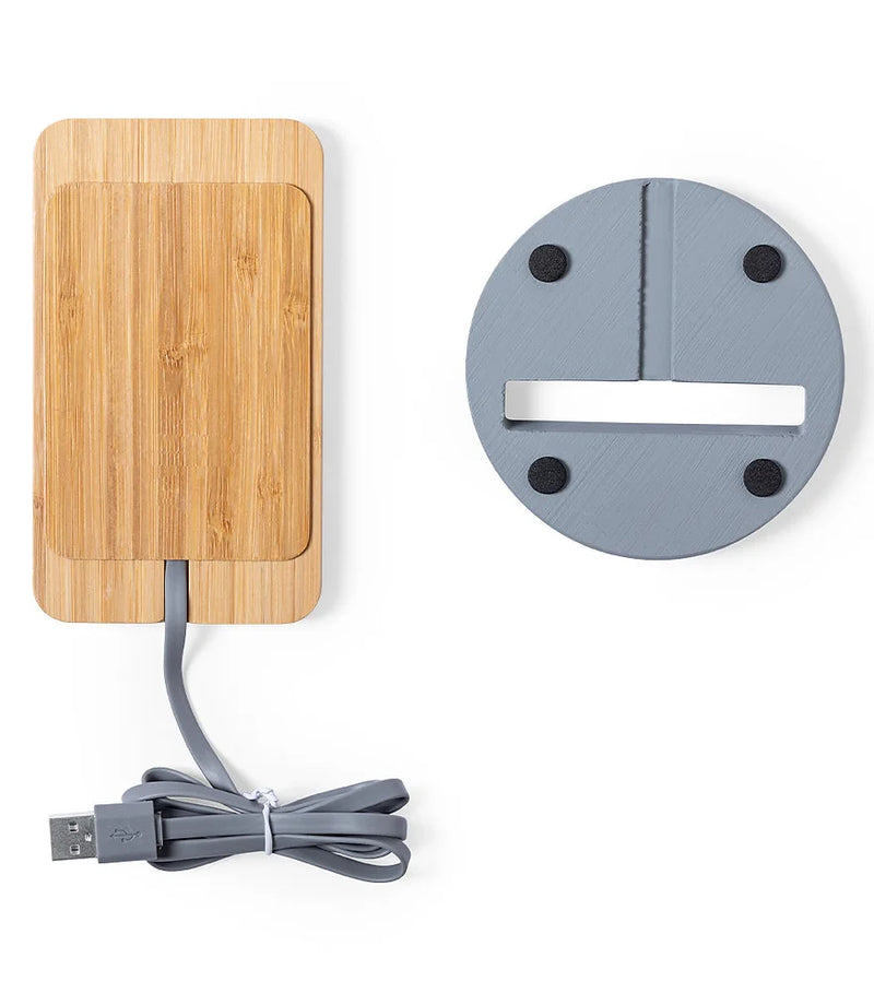 Bamboo and Limestone 10W Wireless charger