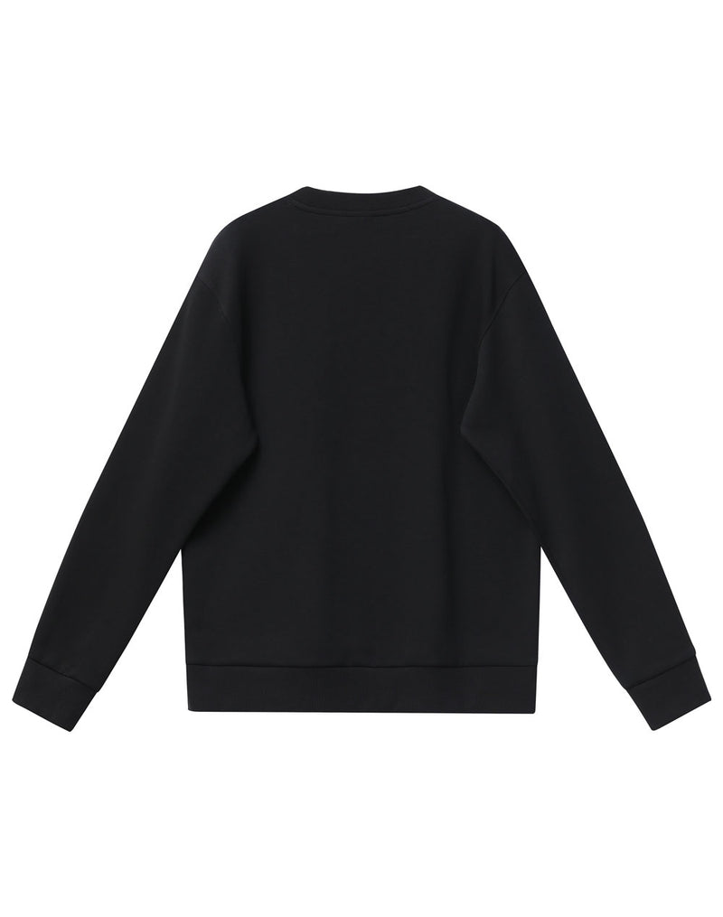 FL05 AIRLAYERED CVC CREW NECK SWEATER Unisex