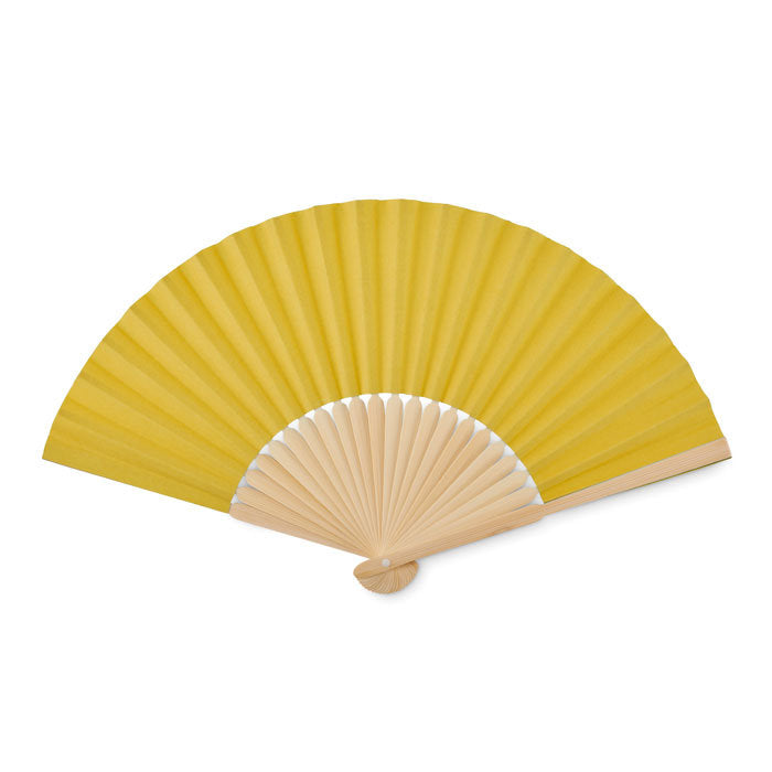 Bamboo hand fan with Paper Fabric