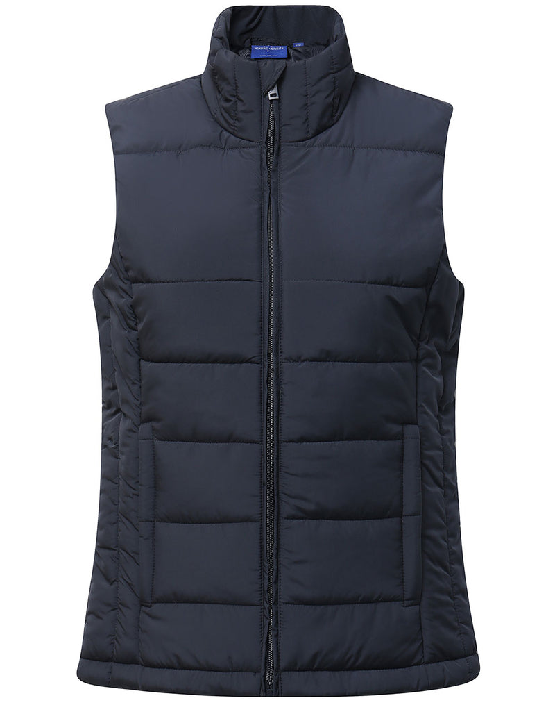 JK62 SUSTAINABLE INSULATED PUFFER VEST (3D CUT) Ladie's