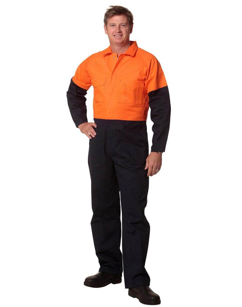 SW204 MEN'S TWO TONE COVERALL Regular Size