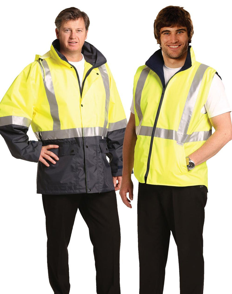 SW20A HIGH VIS REVERSIBLE VEST AND JACKET