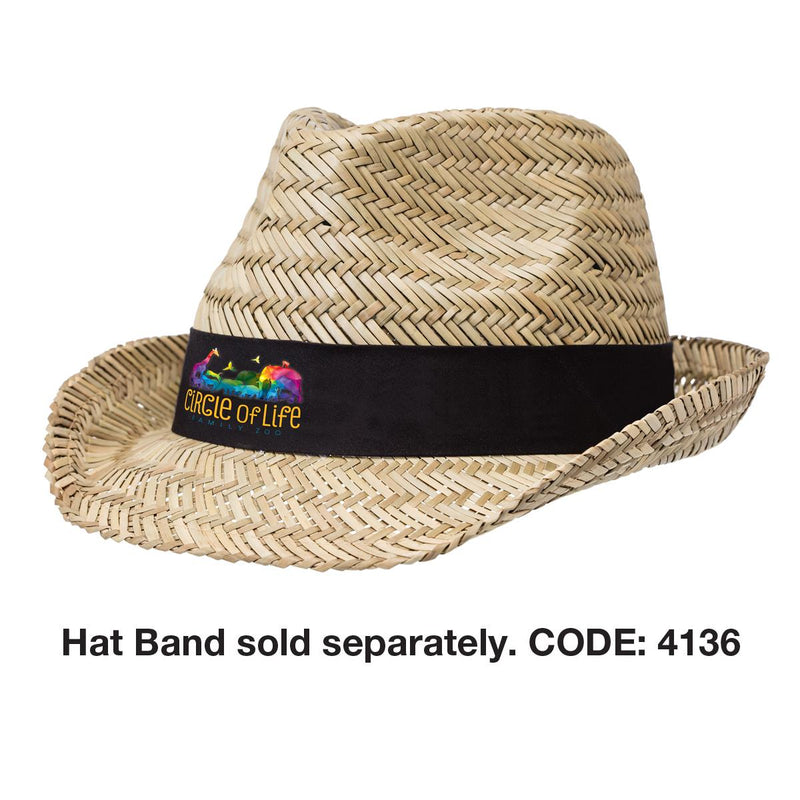 3968.Straw Fedora