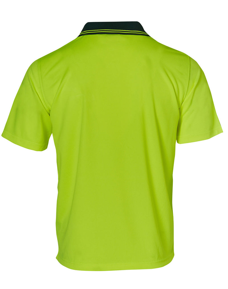 SW01CD High Visibility CoolDry Short Sleeve Polo