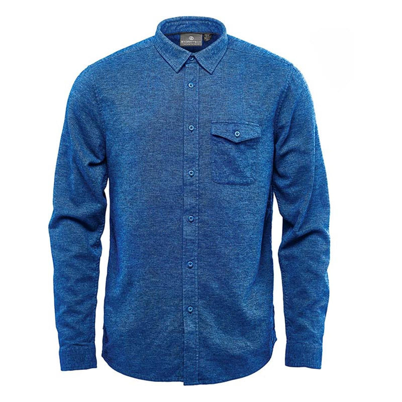 SXW-1.Men's Dockyard Long Sleeve Twill Shirt