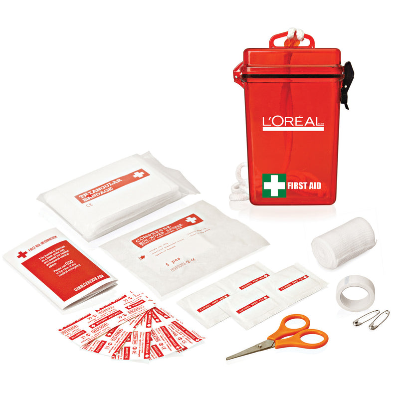 First Aid Kit Waterproof 21pc