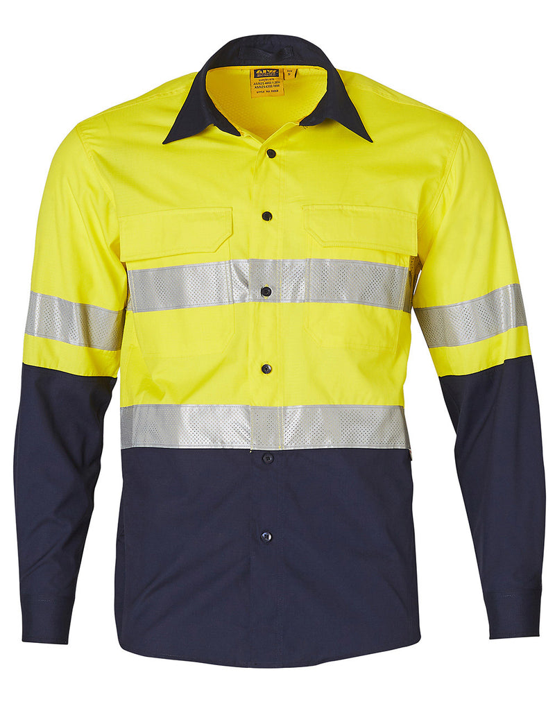 SW69 RIP-STOP LONG SLEEVE SAFETY SHIRT