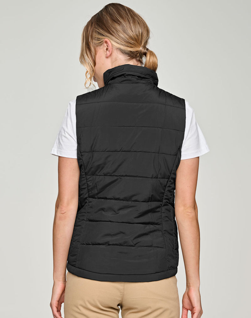 JK62 SUSTAINABLE INSULATED PUFFER VEST (3D CUT) Ladie's