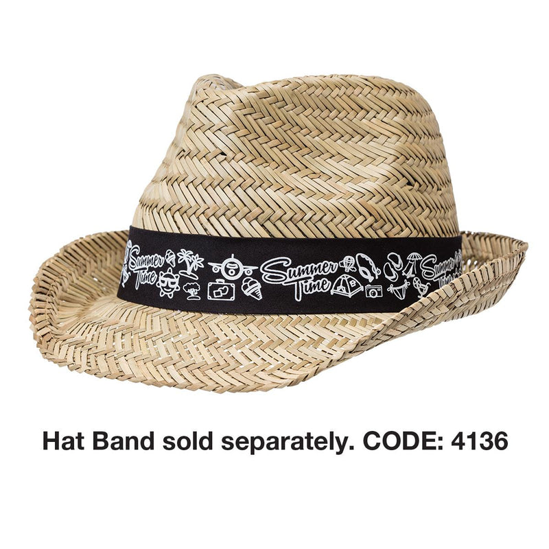 3968.Straw Fedora