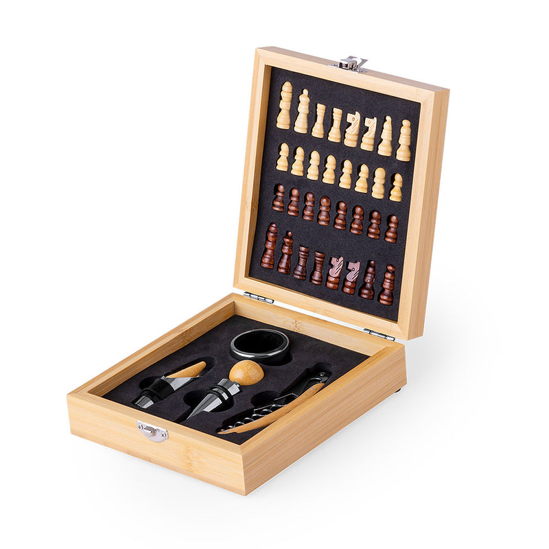 Chess wine set