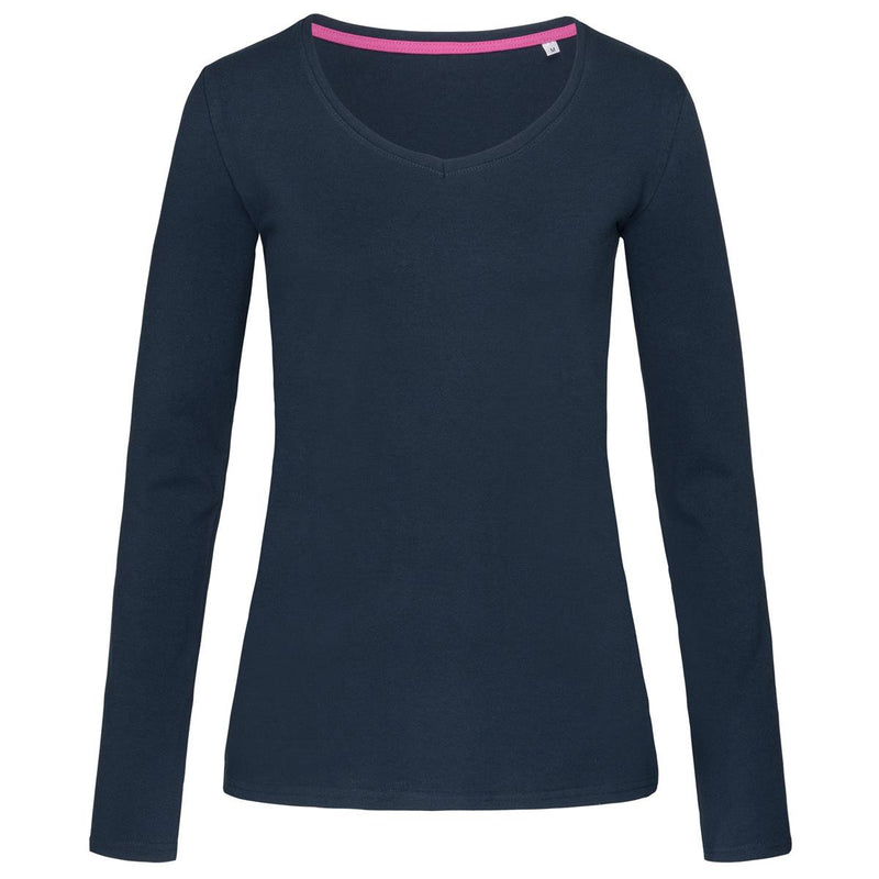 ST9720.Women's Claire V-neck Long Sleeve