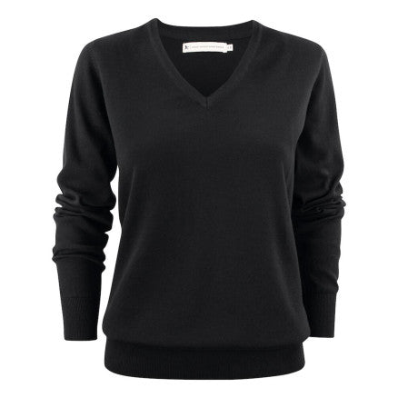 JH125W.Ashland Women's V-Neck Sweater