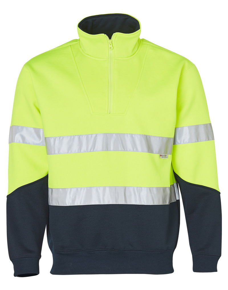 SW14 HI-VIS LONG SLEEVE FLEECE SWEAT