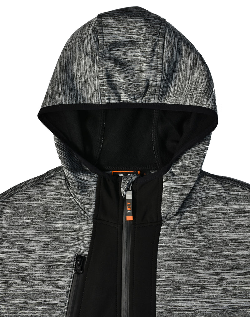 JK49 LAMINATED FUNCTIONAL KNIT HOODIE