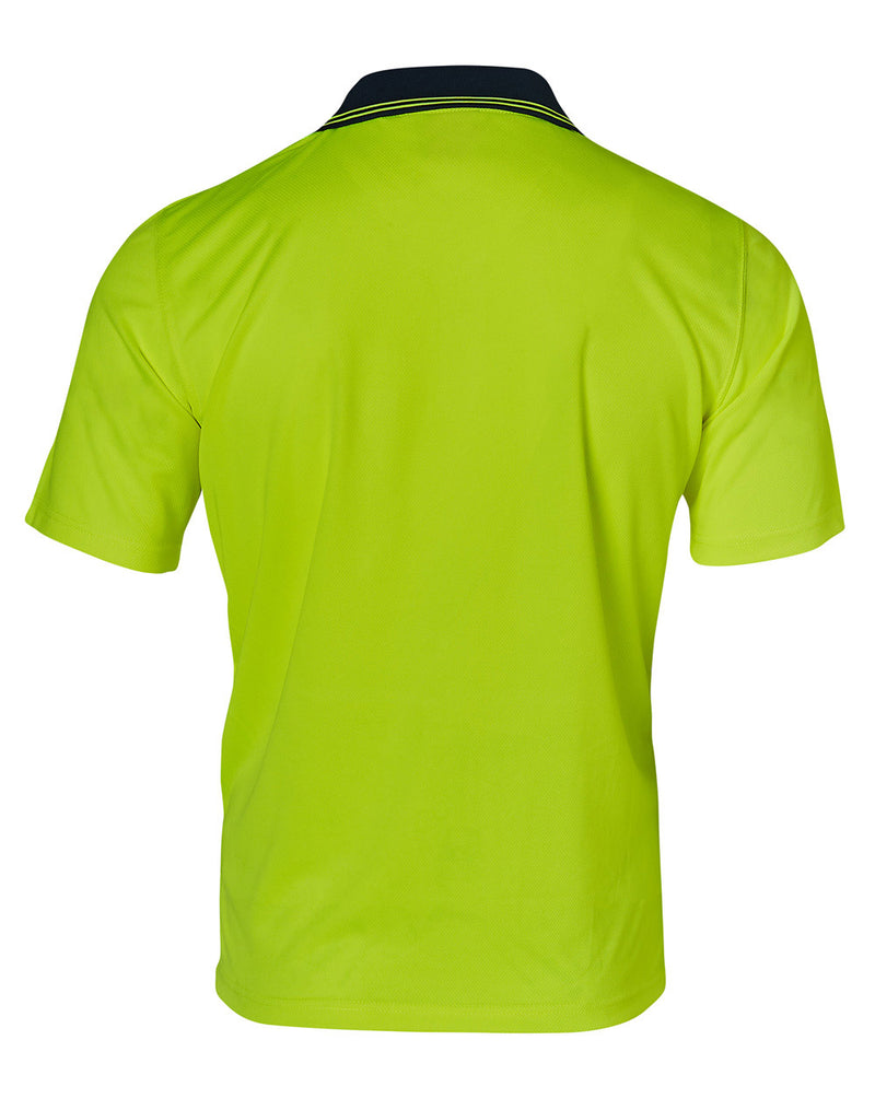 SW01CD High Visibility CoolDry Short Sleeve Polo