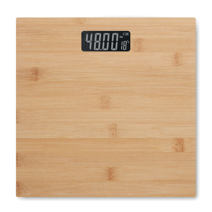 Bamboo bathroom Scale