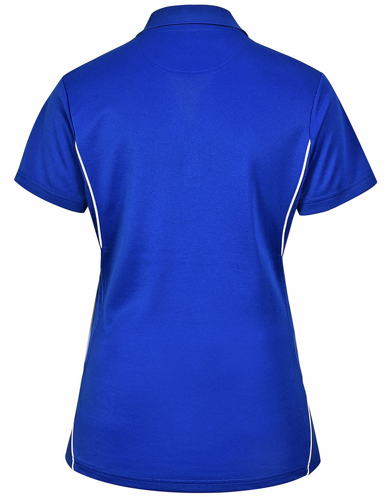 PS94 LADIES SUSTAINABLE POLY/COTTON CONTRAST SS POLO