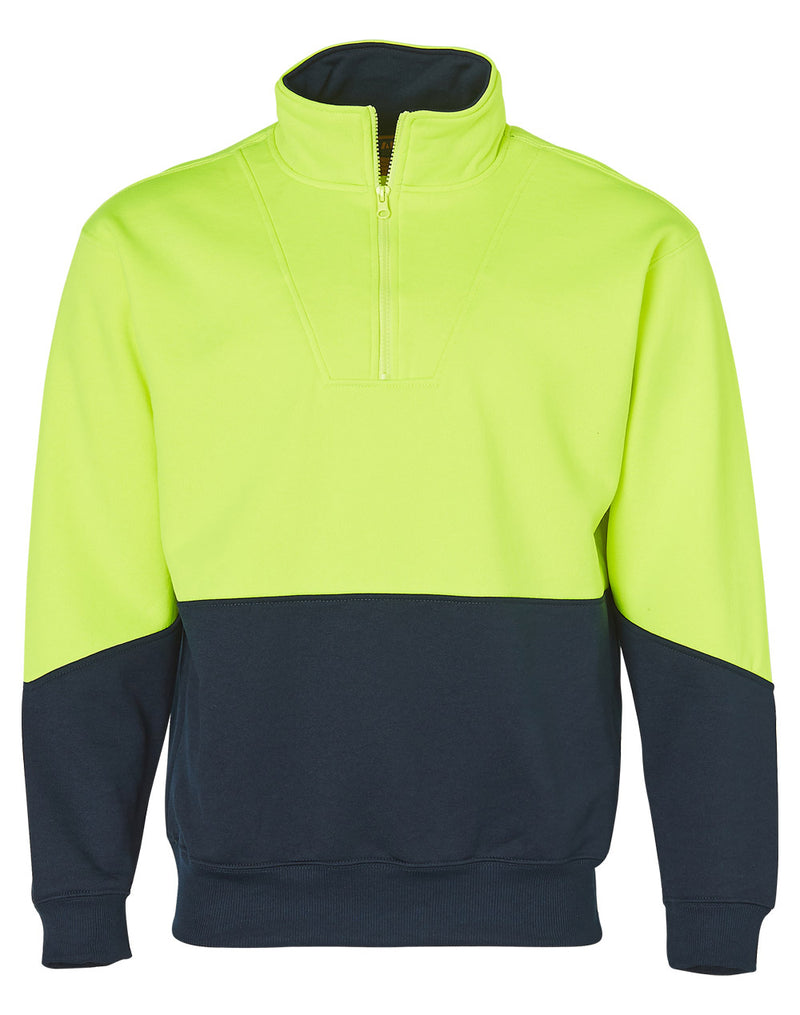 SW13A HI-VIS LONG SLEEVE FLEECE SWEAT