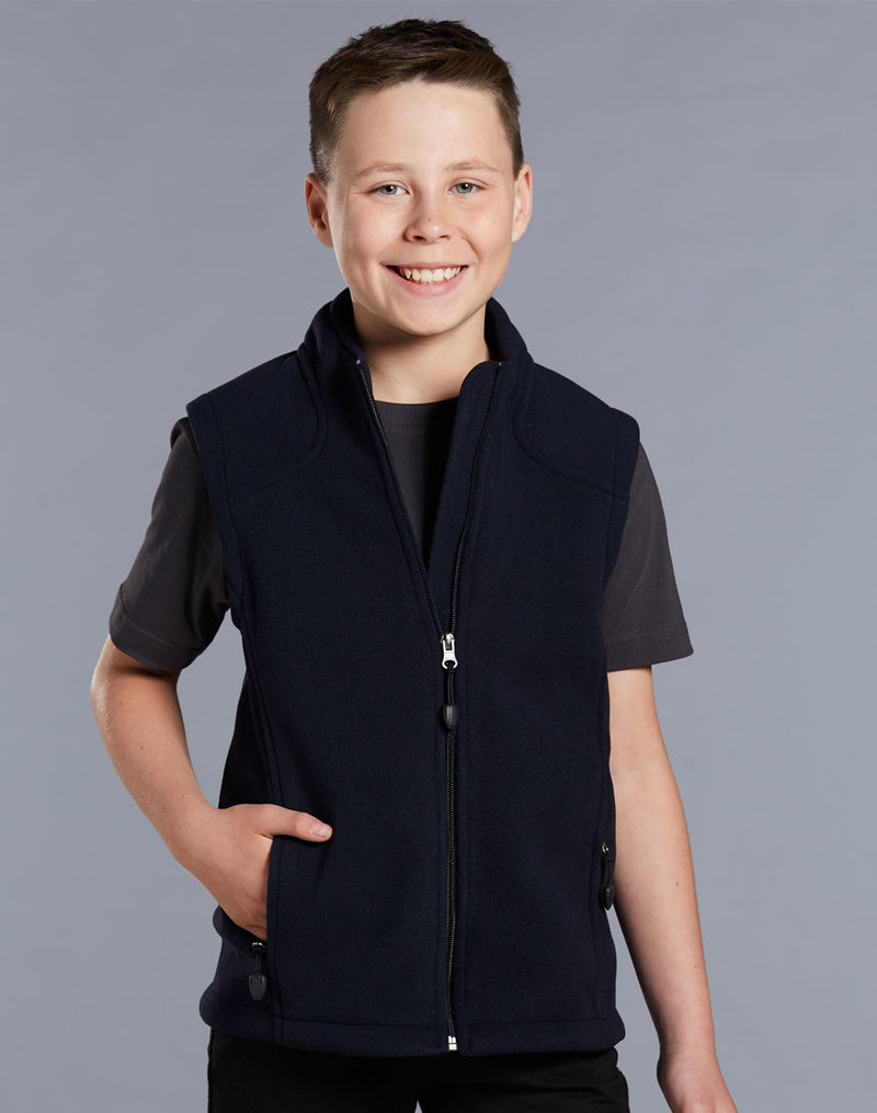 PF09K Diamond Fleece Vest Kids