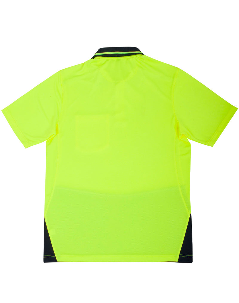 SW81 UNISEX HI-VIS BAMBOO CHARCOAL SS POLO