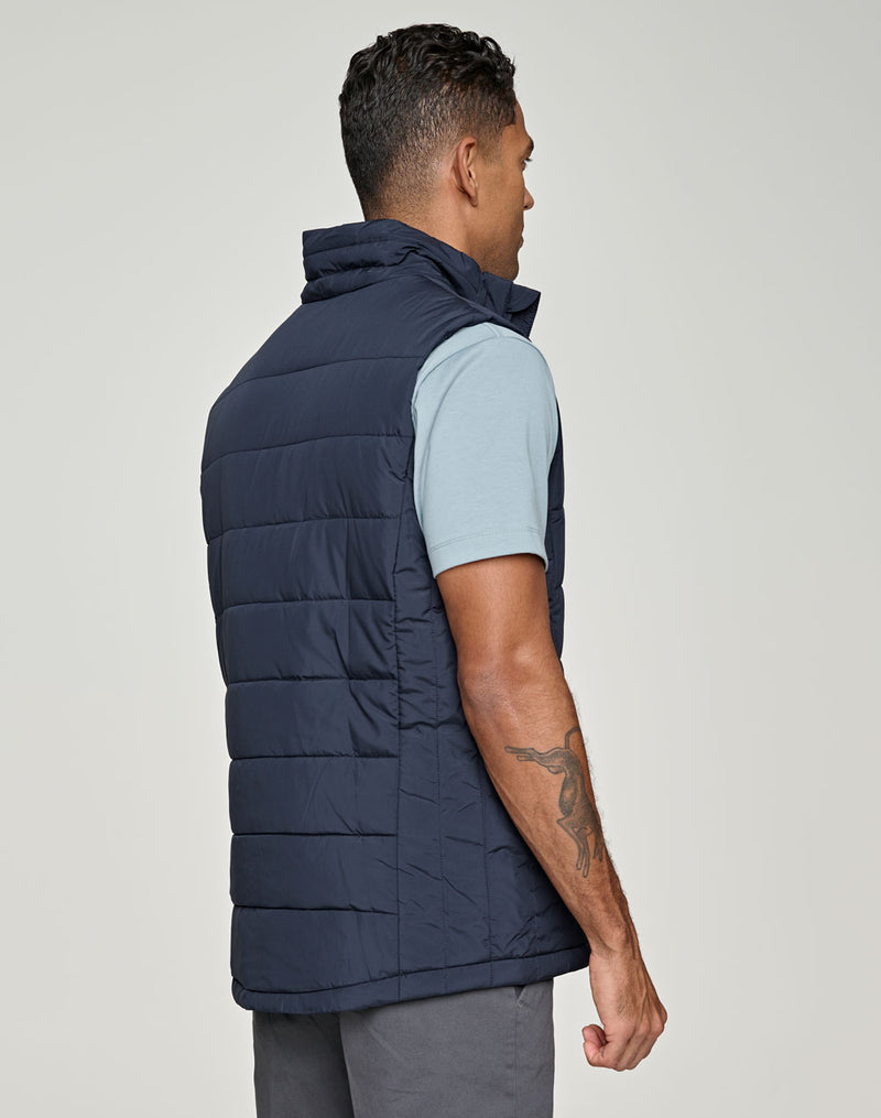 JK61 SUSTAINABLE INSULATED PUFFER VEST (3D CUT) Men's