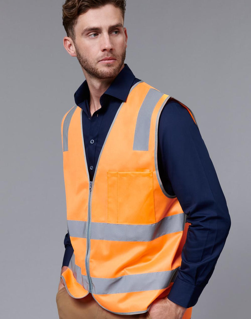 SW40 Vic Rail Hi Vis Safety Vest- Unisex