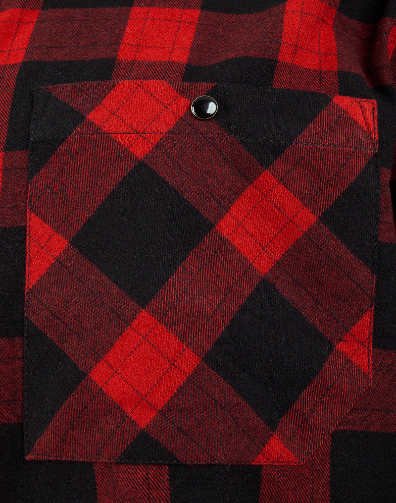 WT11 UNISEX CLASSIC FLANNEL PLAID LS SHIRT