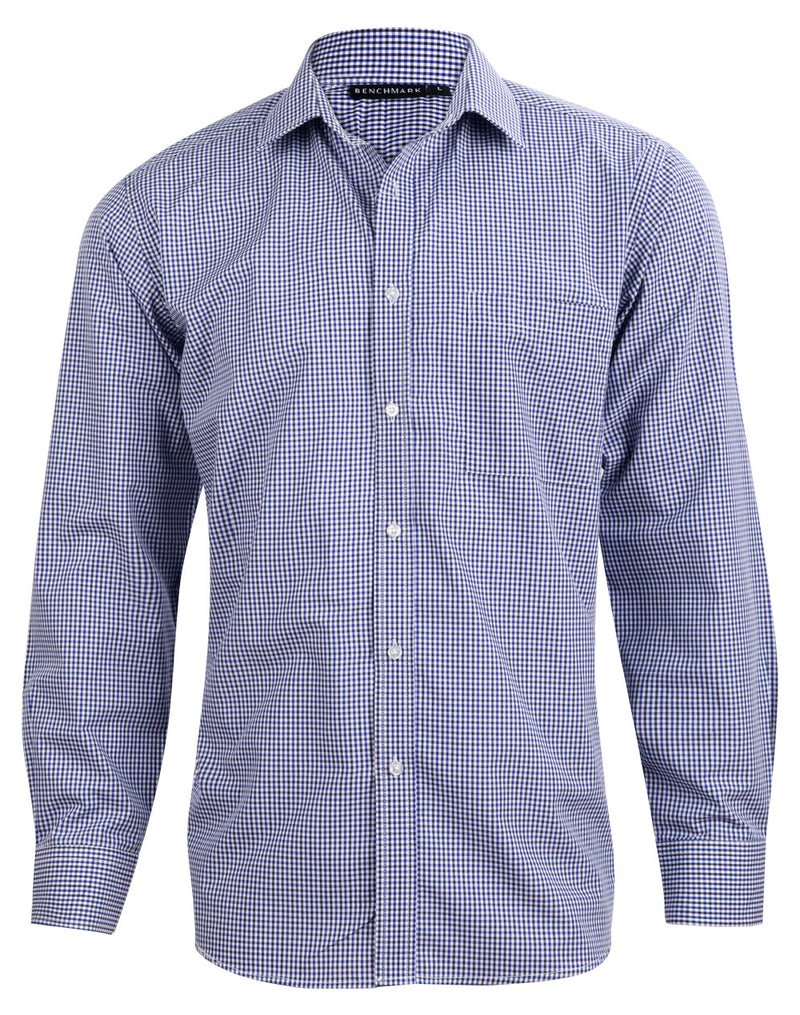 M7320L Men’s Multi-Tone Check Long Sleeve Shirt