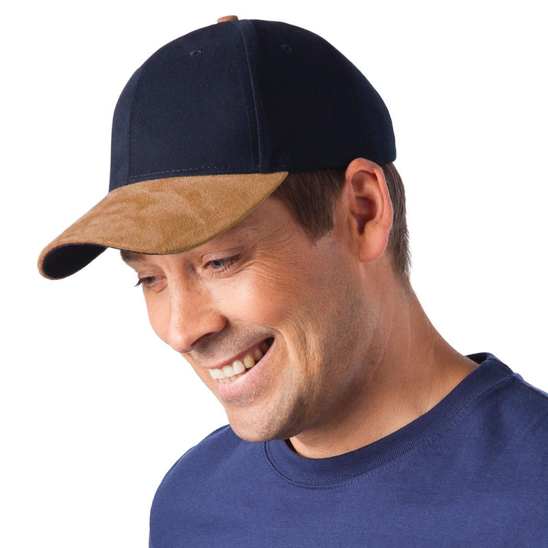 4281.Sueded Peak Cap