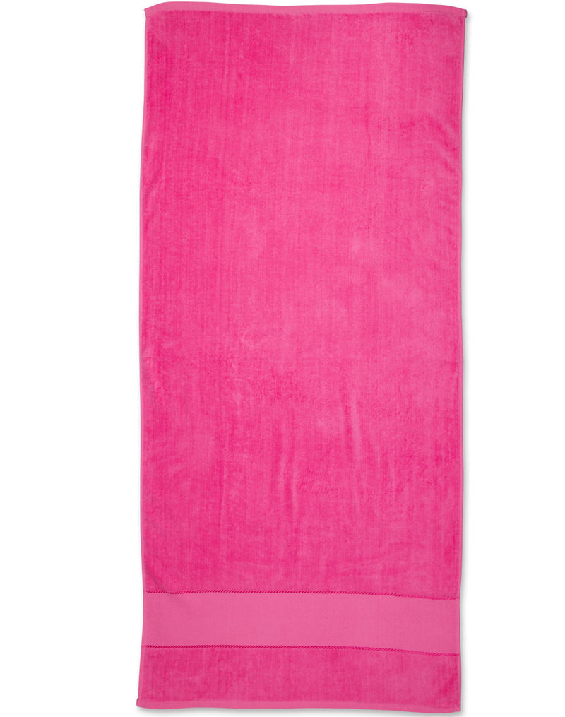 TW04A TERRY VELOUR BEACH TOWEL