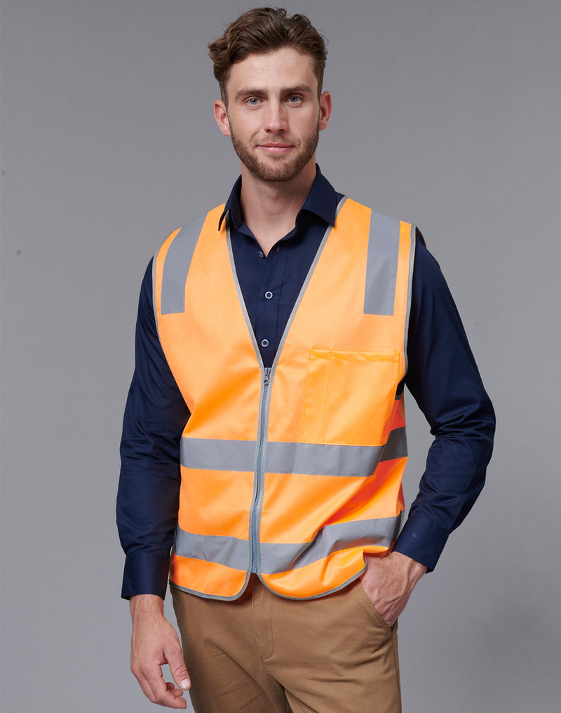 SW40 Vic Rail Hi Vis Safety Vest- Unisex