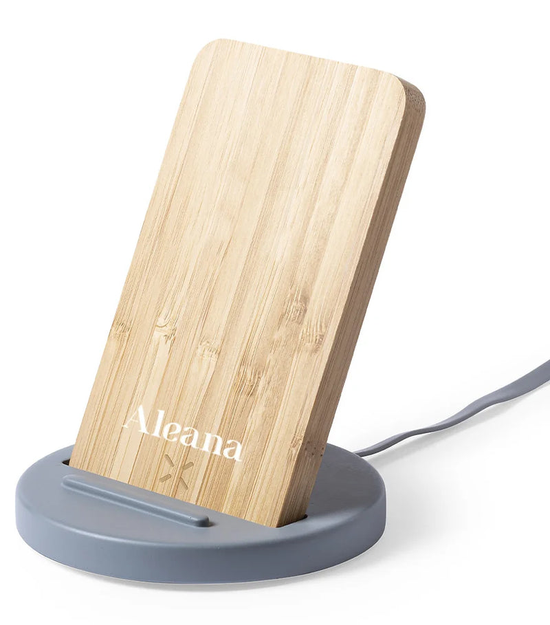 Bamboo and Limestone 10W Wireless charger