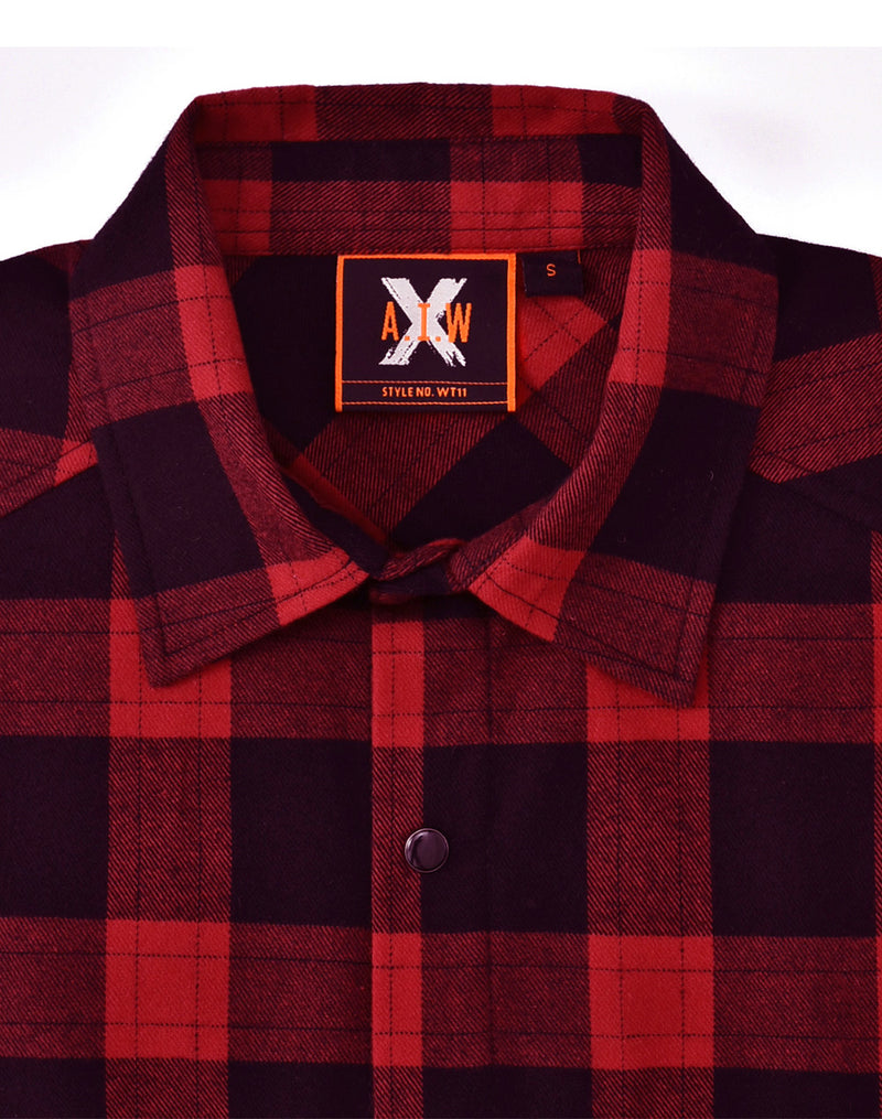 WT11 UNISEX CLASSIC FLANNEL PLAID LS SHIRT