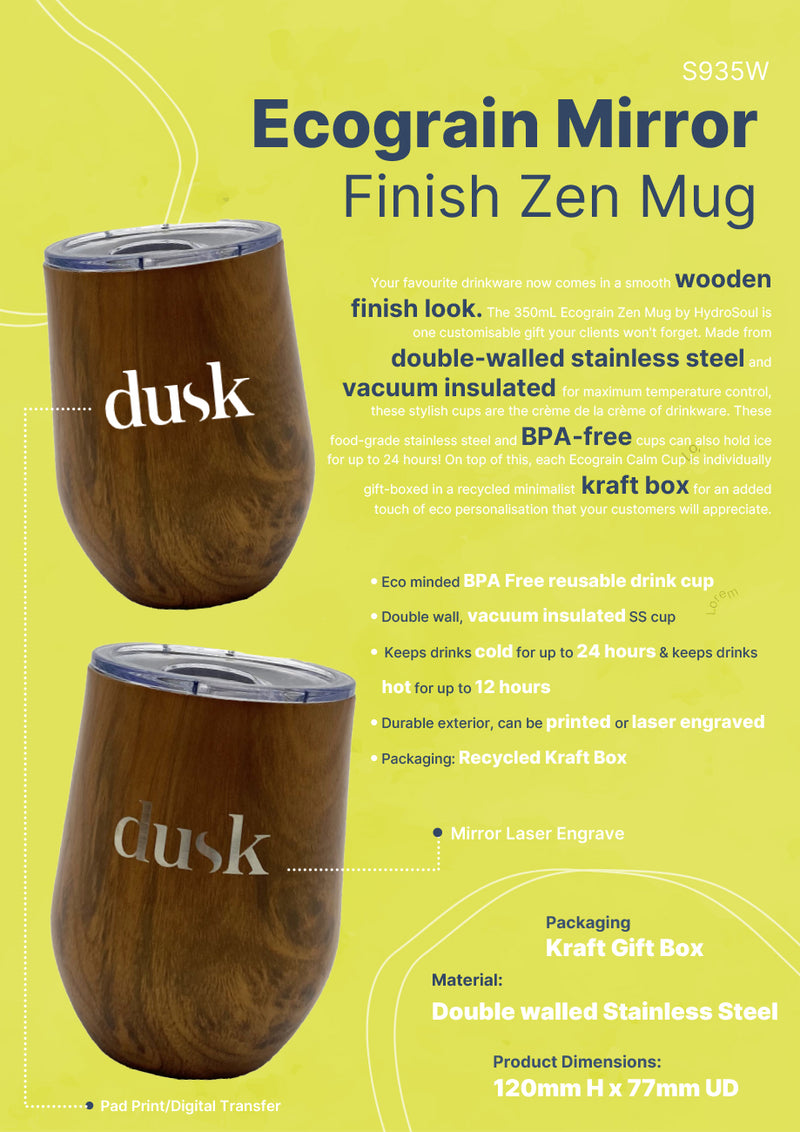 Ecograin Mirror Finish Zen Mug