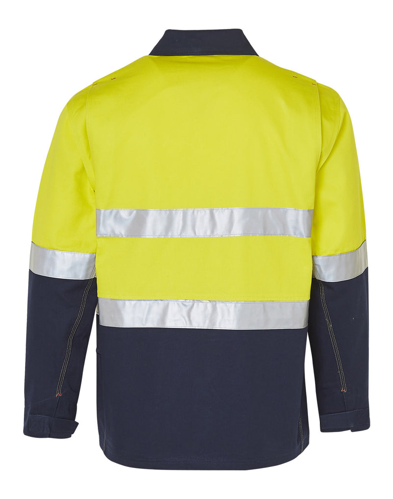 SW46 HI-VIS COTTON JACKET WITH 3M TAPES