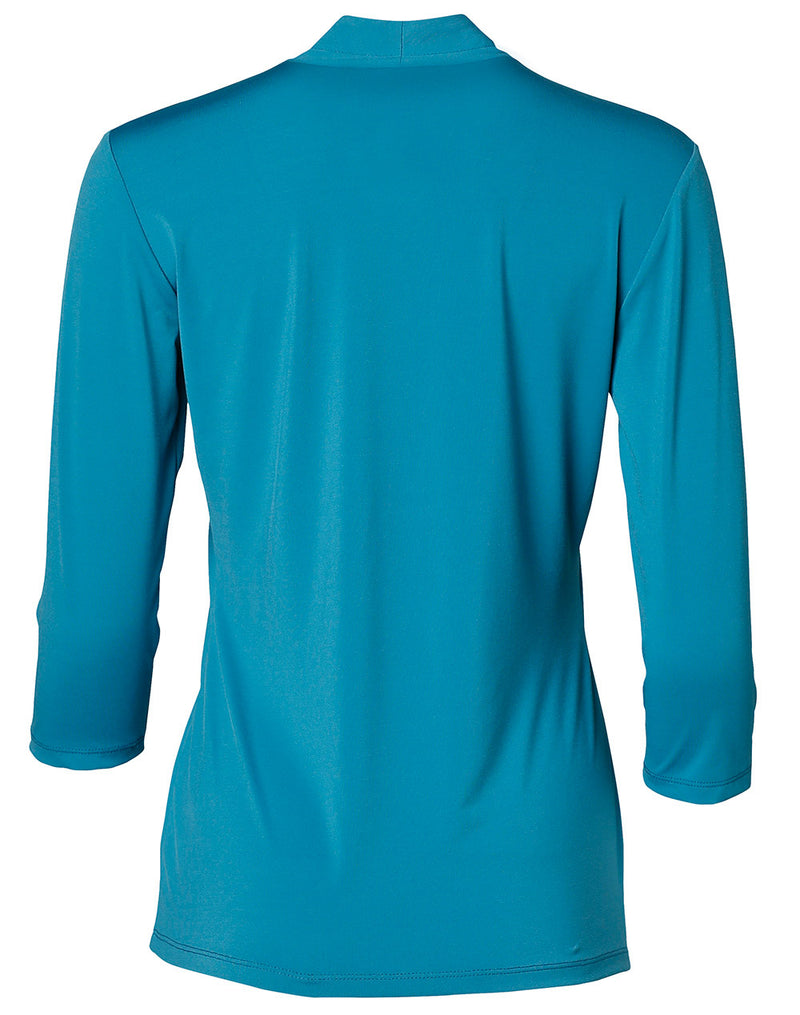 M8830 LADIES 3/4 SLEEVE STRETCH KNIT TOP ISABEL