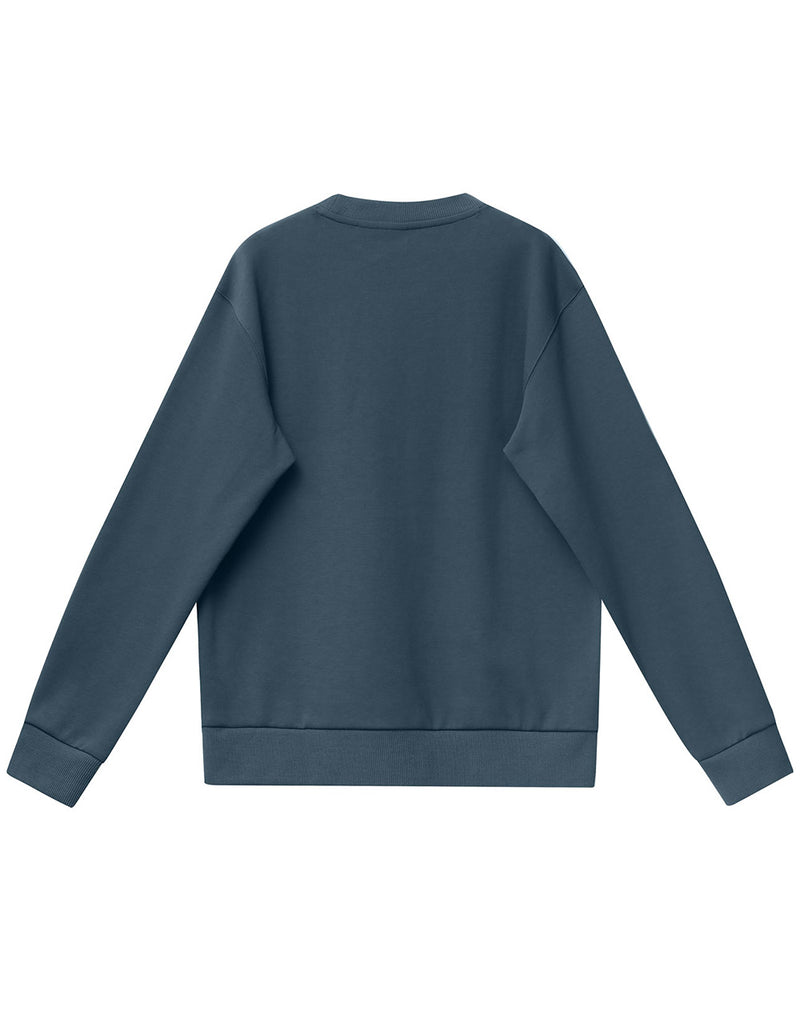 FL05 AIRLAYERED CVC CREW NECK SWEATER Unisex