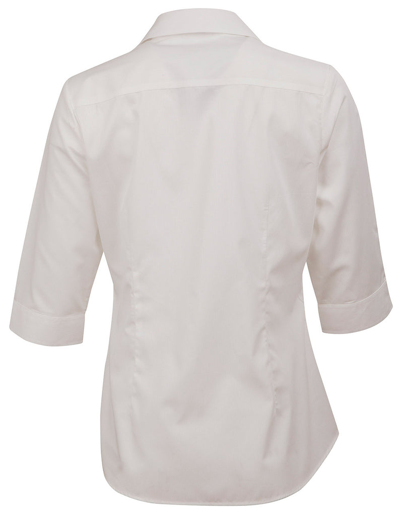 M8110Q BARKLEY LADIES TAPED SEAM 3/4 SLEEVE SHIRT