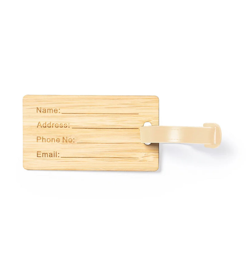 Bamboo Luggage tag