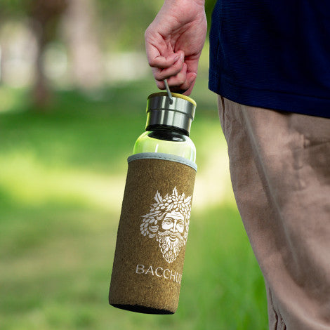 Nomad Glass Bottle - Cork Sleeve