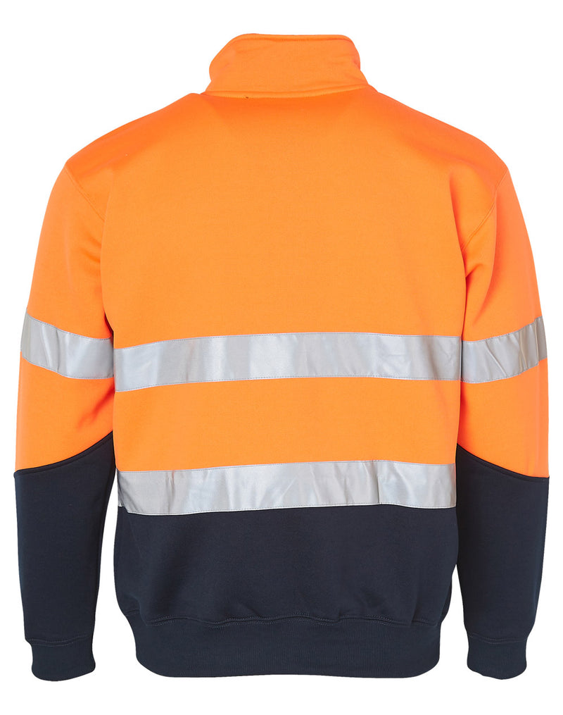 SW14 HI-VIS LONG SLEEVE FLEECE SWEAT