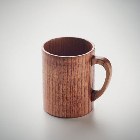 Travis Oak Wooden Mug