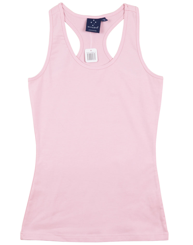 TS21A STRETCH RACEBACK SINGLET Ladies'